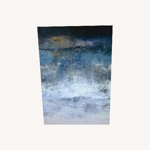 Used Crate & Barrel Abstract Stormy Painting for sale on AptDeco