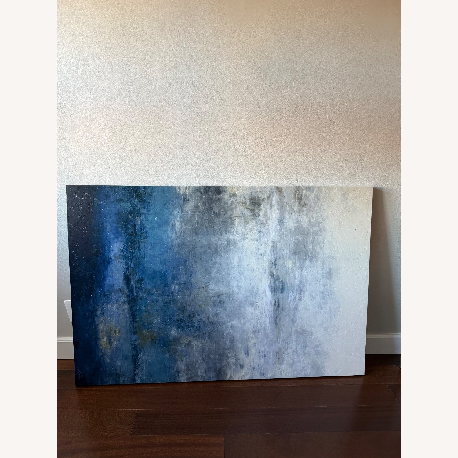 Crate & Barrel Abstract Stormy Painting - image-2