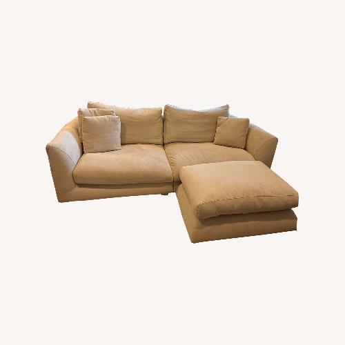 Used Valyou Feathers Sofa + Ottoman for sale on AptDeco