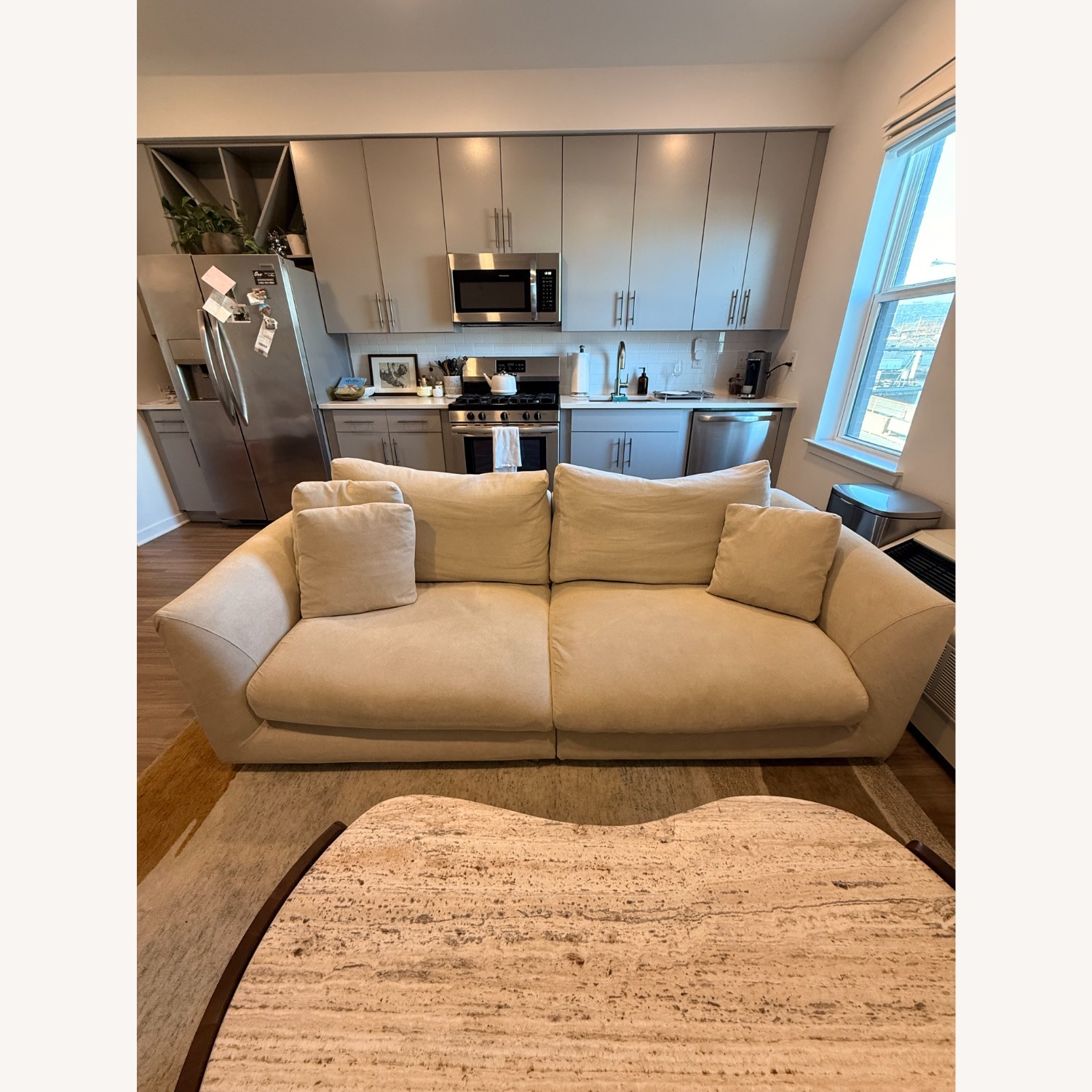 Valyou Feathers Sofa + Ottoman - image-2