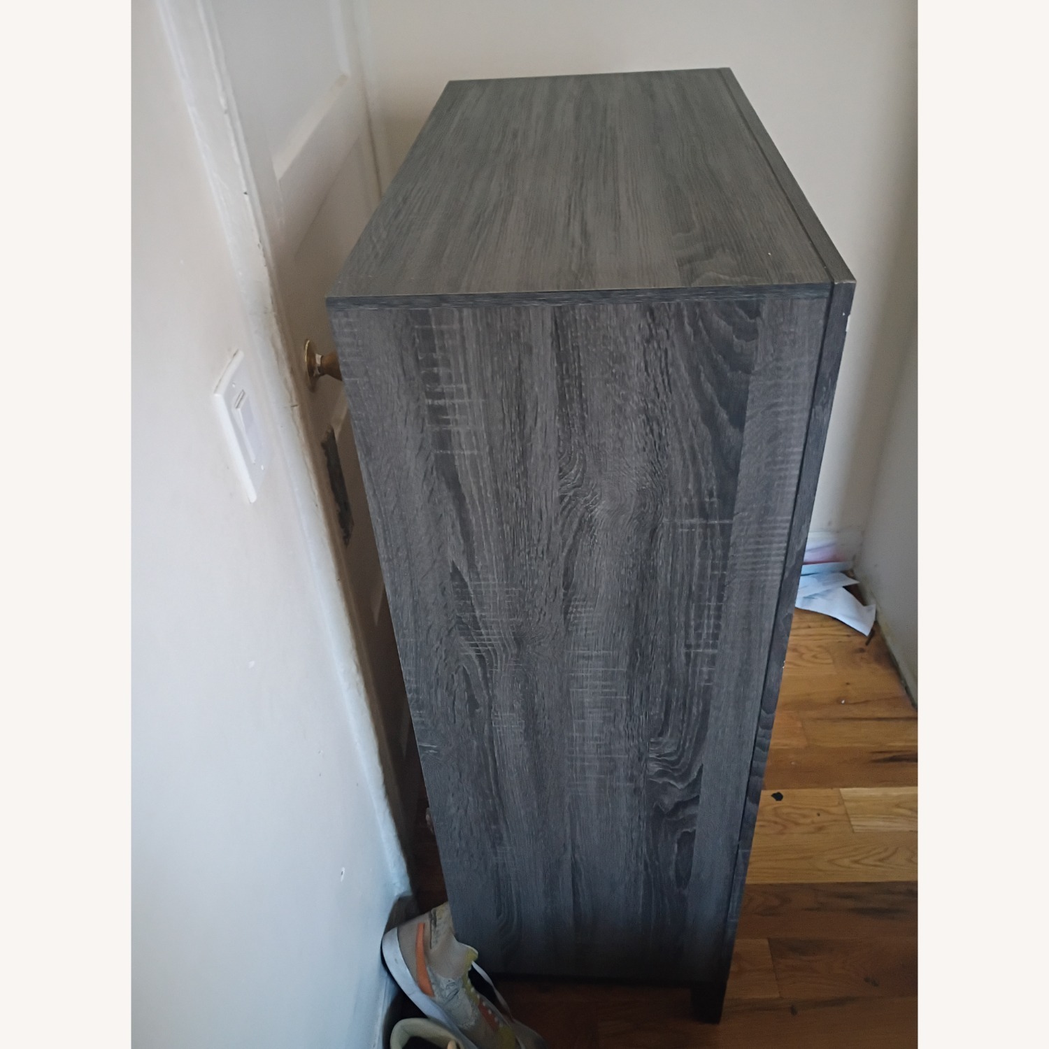 Ashley Furniture Light Gray Wood Dresser - image-3