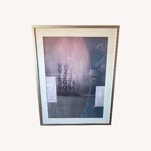 Used Modern Industrial Typography Print for sale on AptDeco