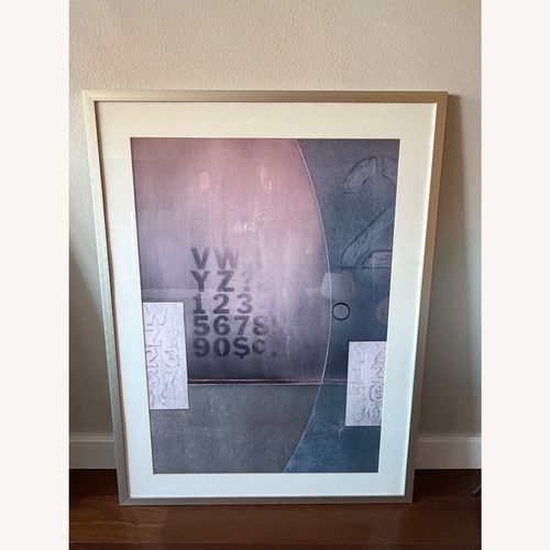 Used Modern Industrial Typography Print for sale on AptDeco