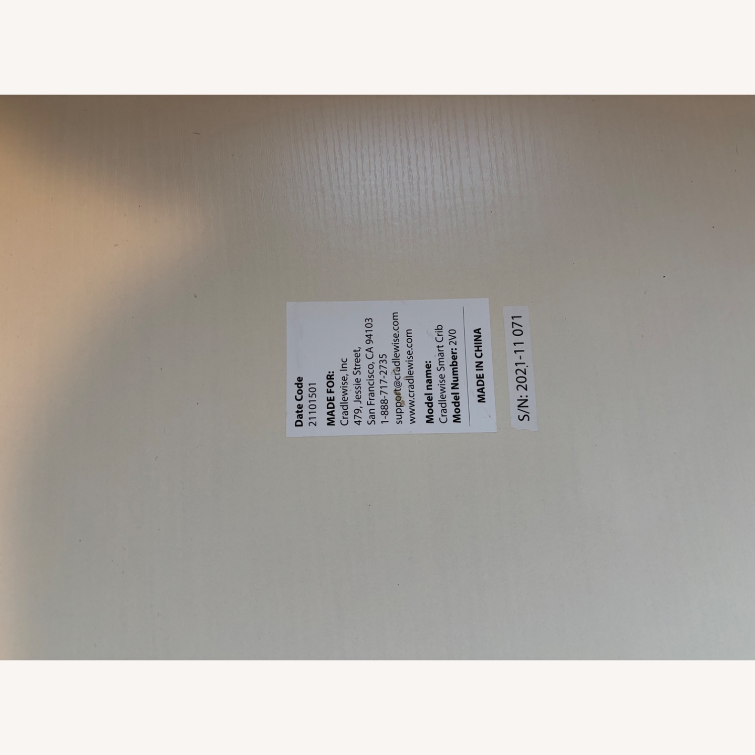 Natural Wood Crib - image-11