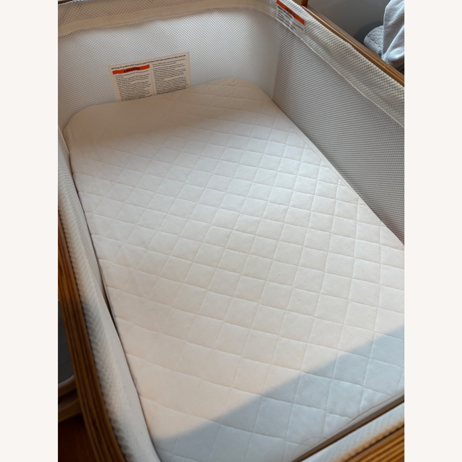 Natural Wood Crib - image-7