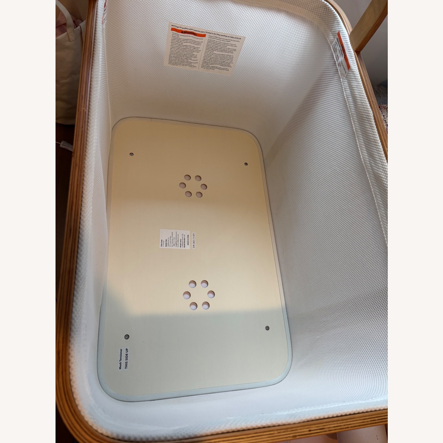 Natural Wood Crib - image-8