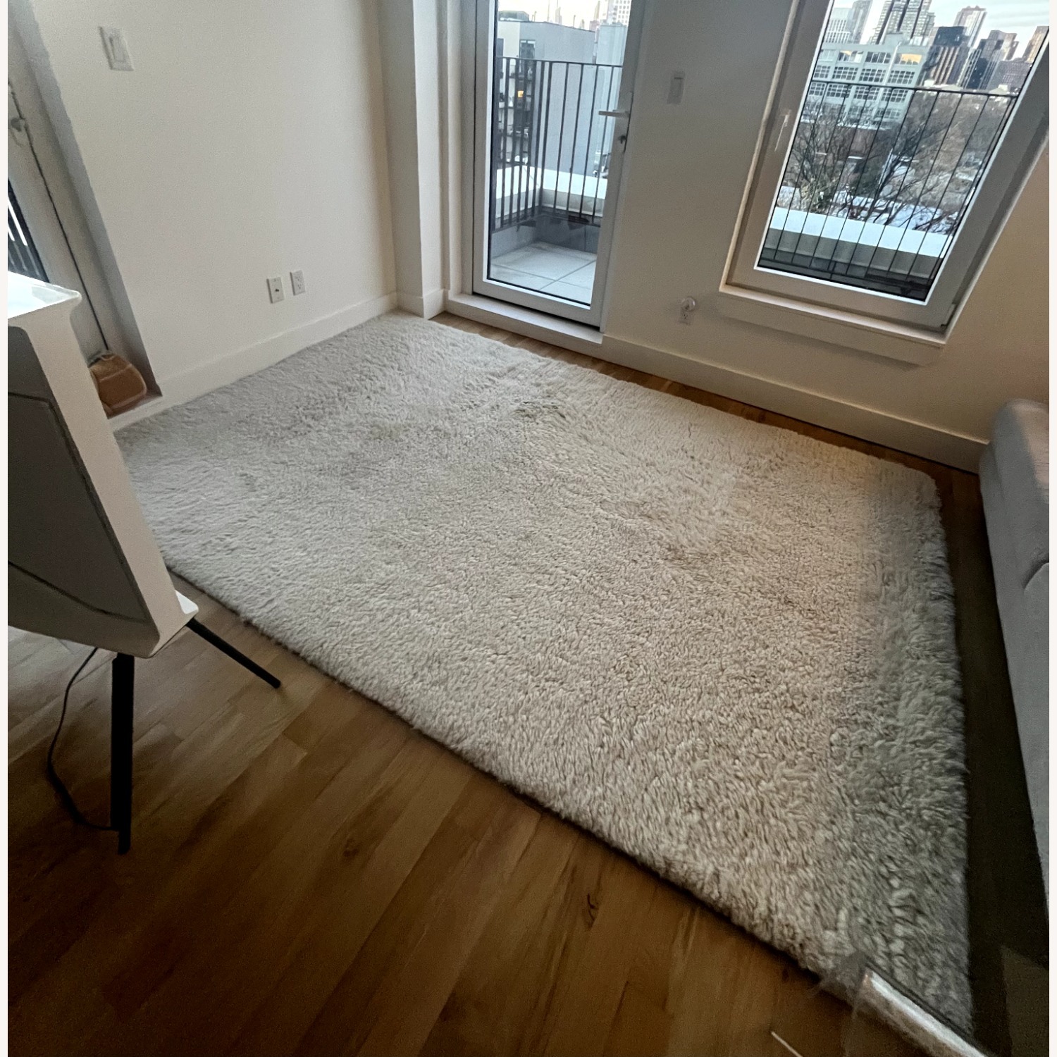 Linear Wool Rug - image-1