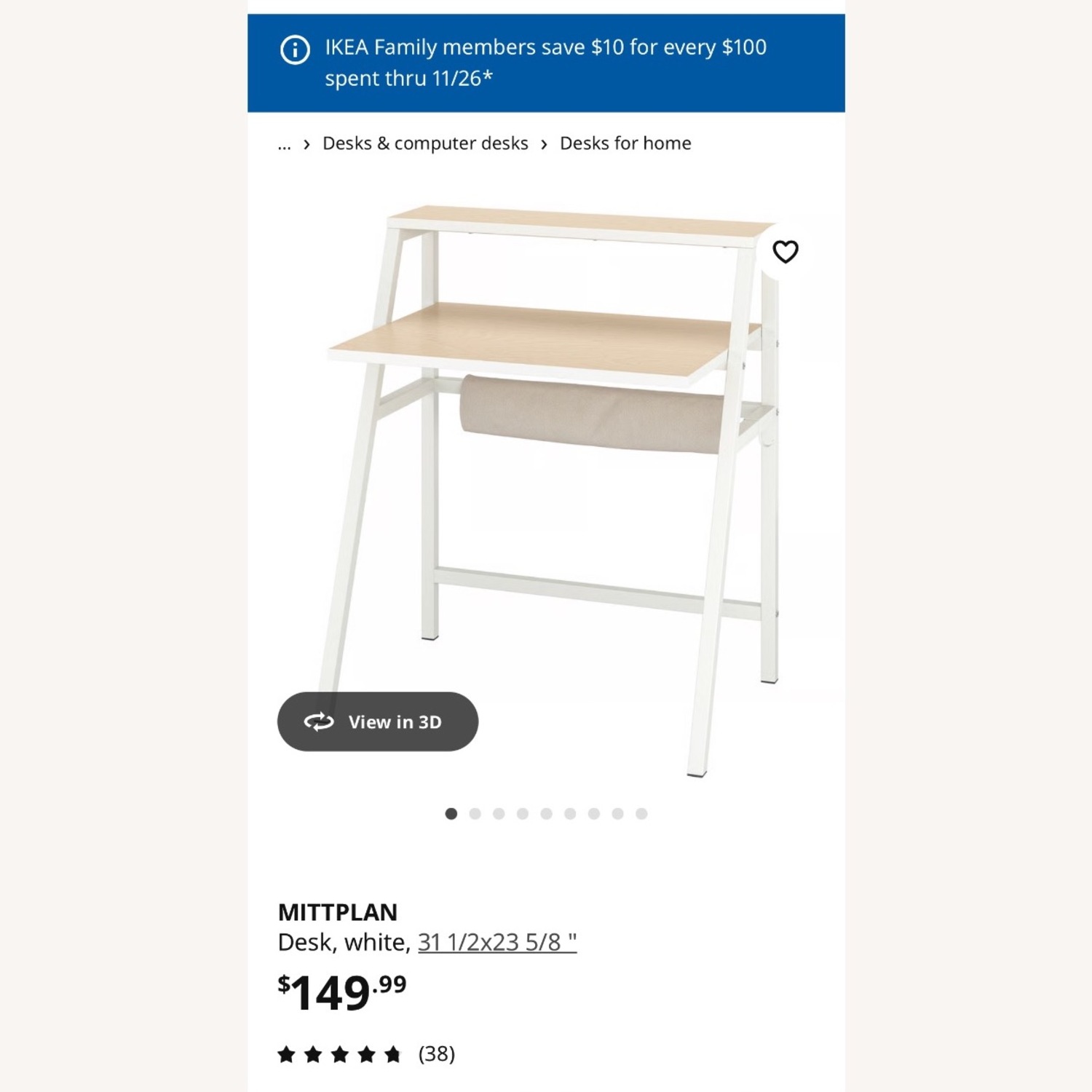 IKEA Mittplan Desk - image-3
