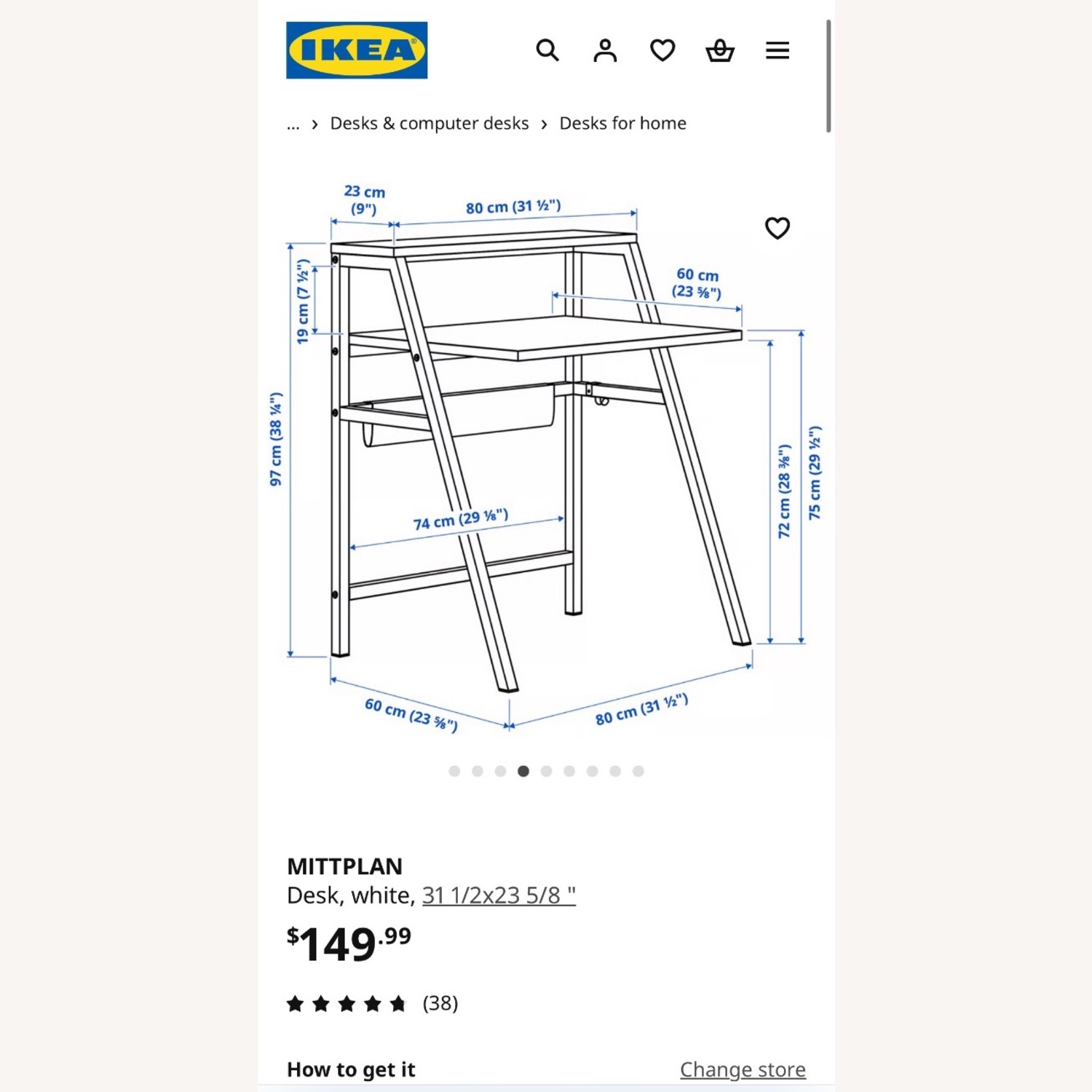 IKEA Mittplan Desk - image-2