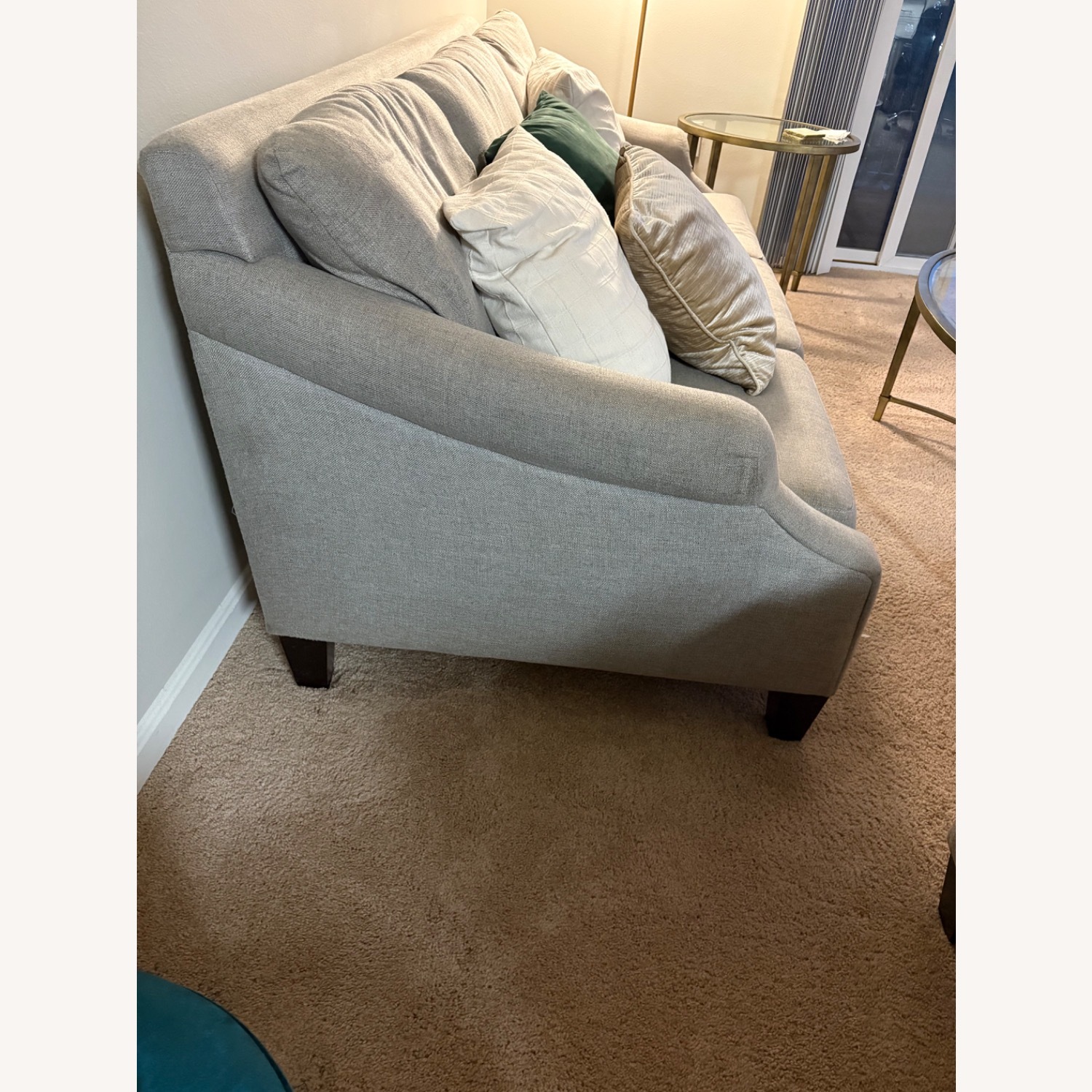 Raymour & Flanigan Light Gray 3+ Seater Sofa - image-3