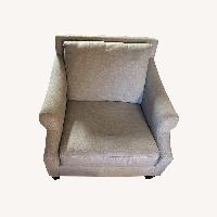 Raymour & Flanigan Light Gray Chair and a Half