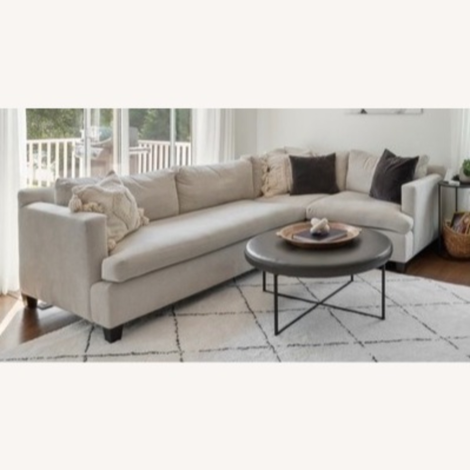 CR Laine Furniture Natural 2 Piece Sectional - image-1