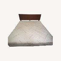 Saatva White Queen Bed