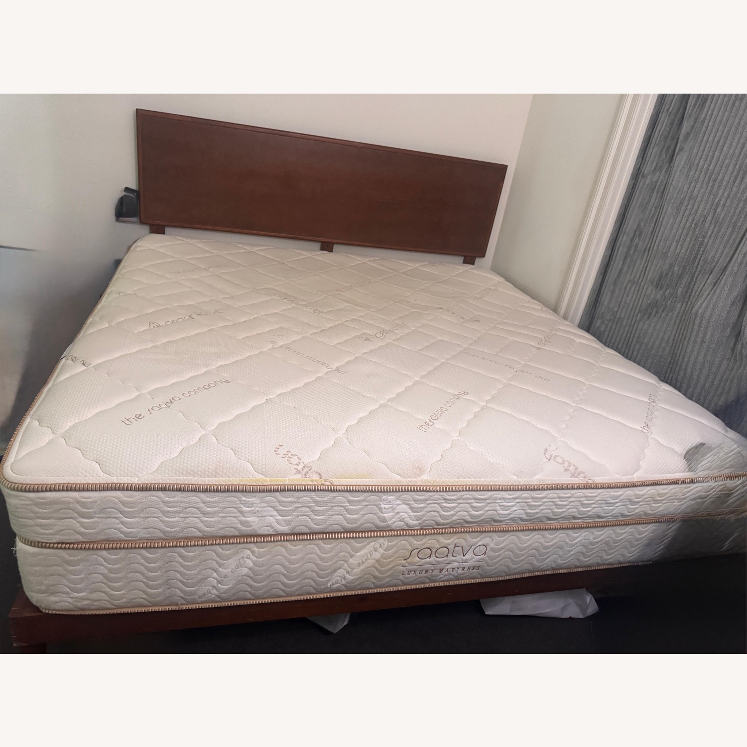 Saatva White Queen Bed - image-2