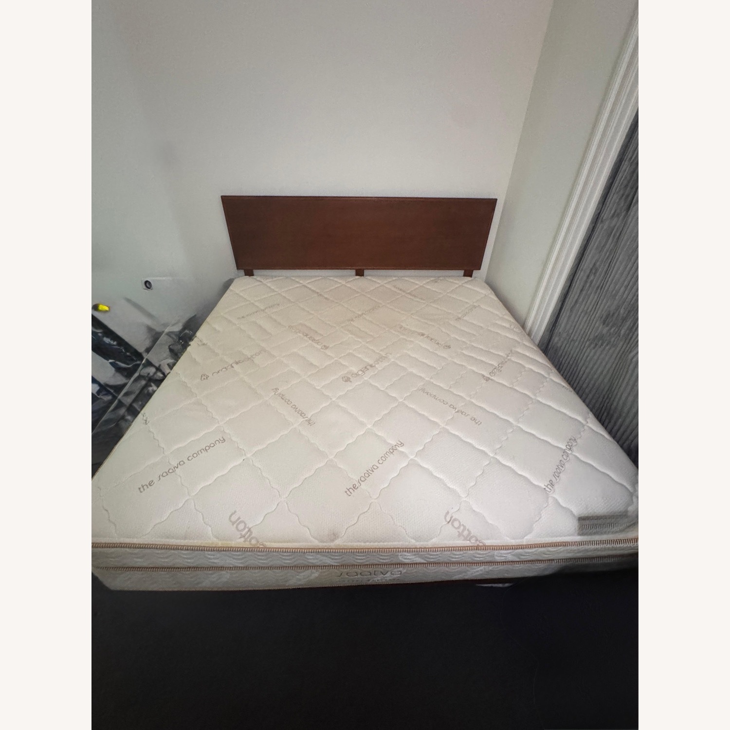 Saatva White Queen Bed - image-1