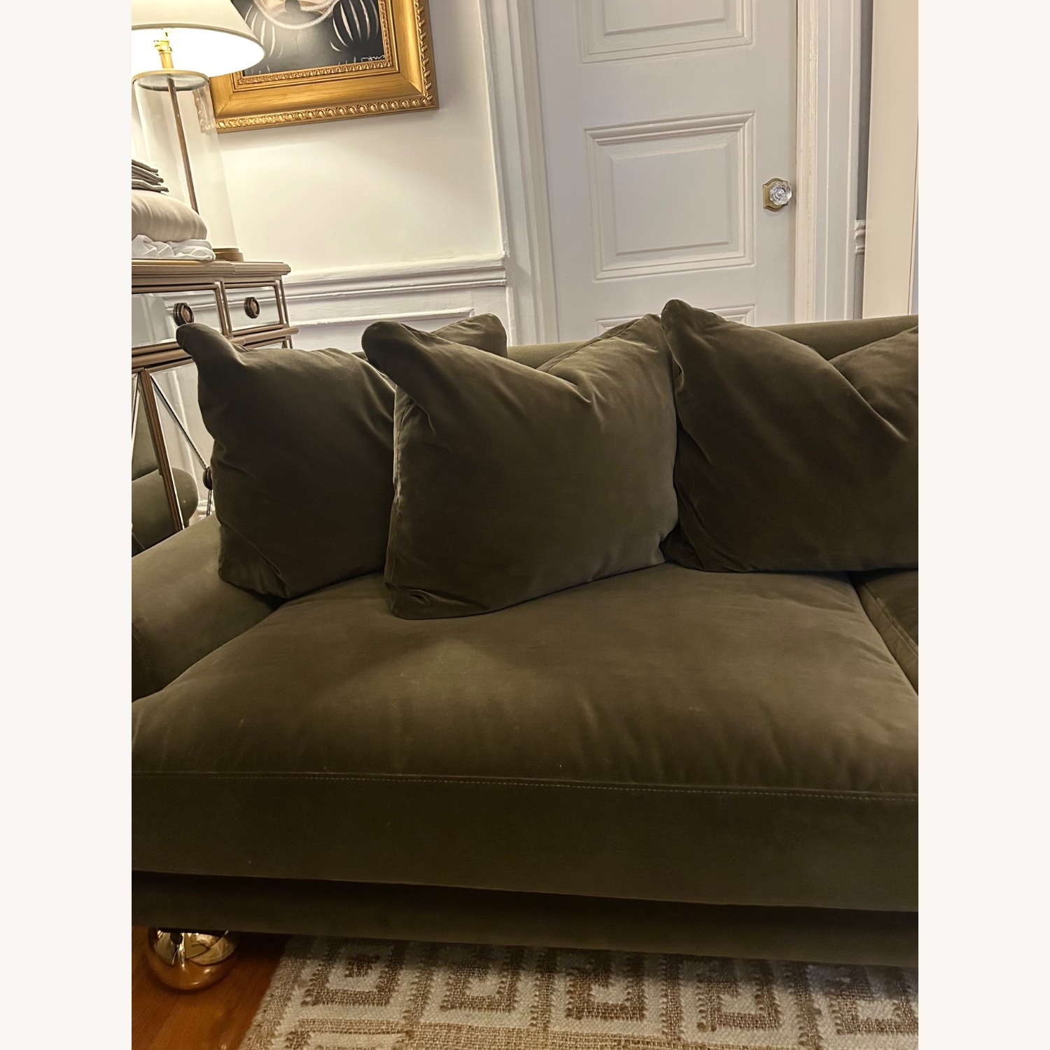 Jonathan Adler Velvet 3+ Seater Sofa - image-6