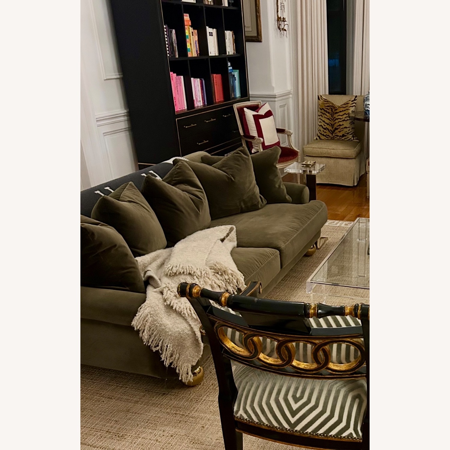 Jonathan Adler Velvet 3+ Seater Sofa - image-8