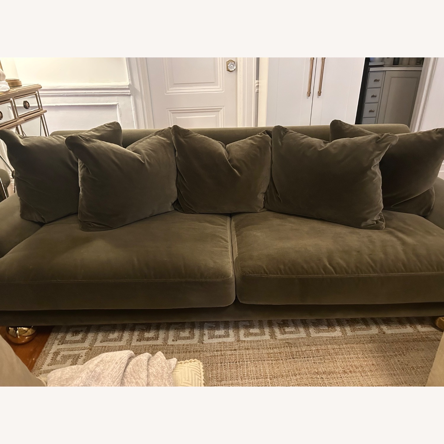 Jonathan Adler Velvet 3+ Seater Sofa - image-5