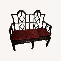 Johnson Brothers English Chippendale Black Bench