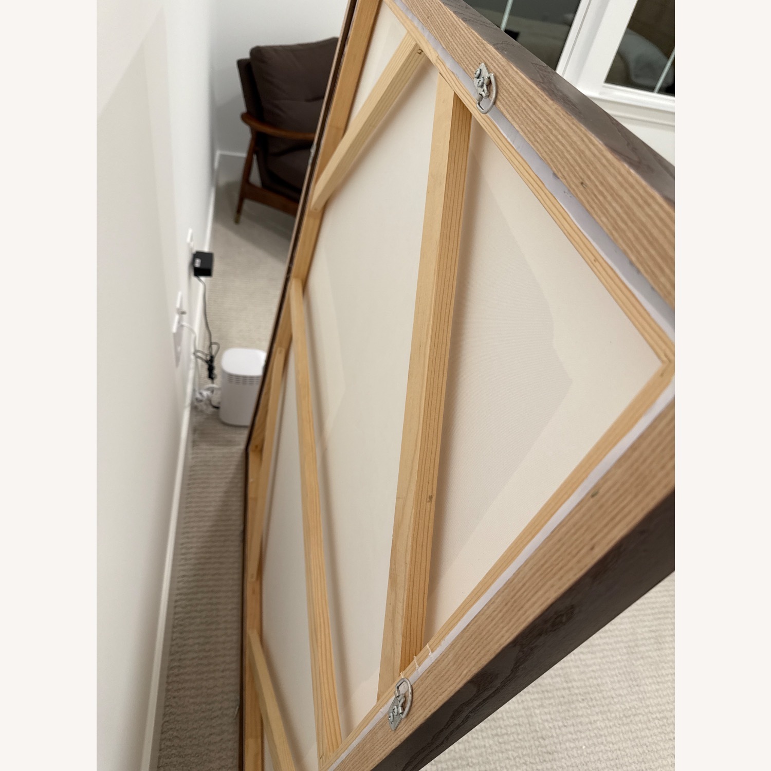 Crate & Barrel Dark Brown Wall Art - image-4