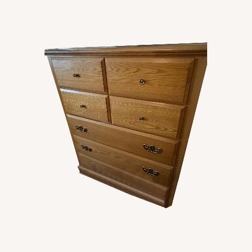 Used Raymour & Flanigan Light Brown Dresser for sale on AptDeco
