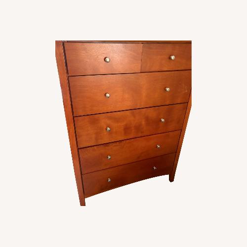 Used Raymour & Flanigan Light Brown Dresser for sale on AptDeco