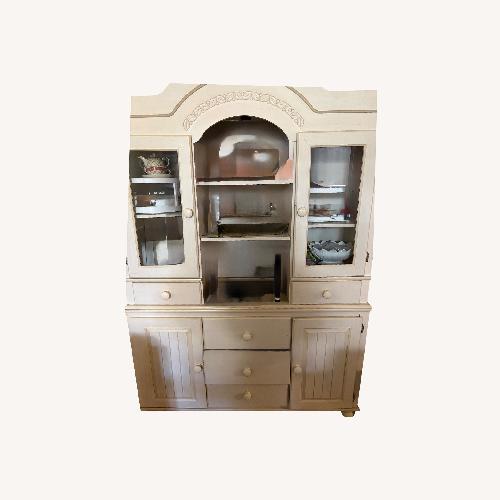 Used Ashley Furniture White Wood Chest for sale on AptDeco