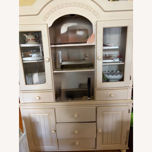 Used Ashley Furniture White Wood Chest for sale on AptDeco