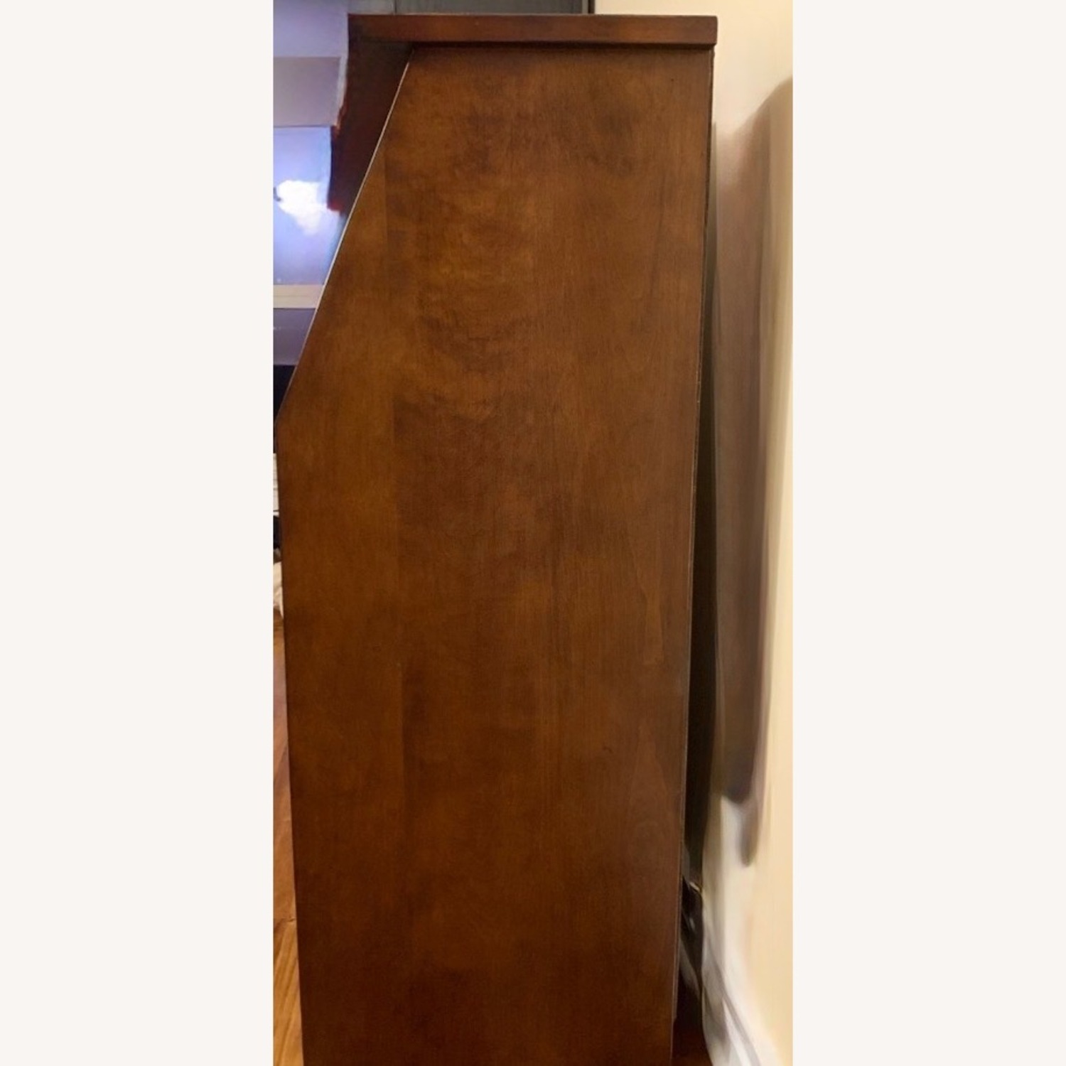 Raymour & Flanigan Dark Brown Wood Armoire - image-4