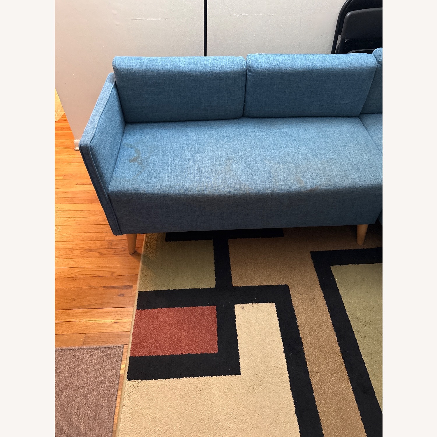 Blue 2 Piece Sectional - image-4