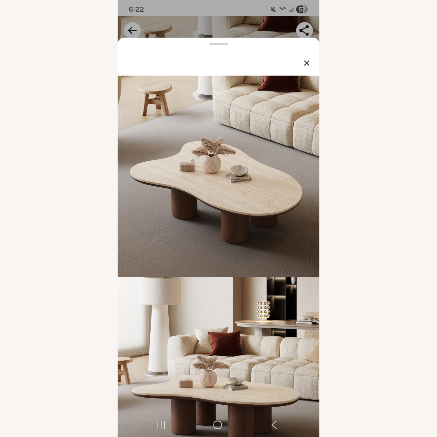 Wayfair Natural Stone Coffee Table - image-3