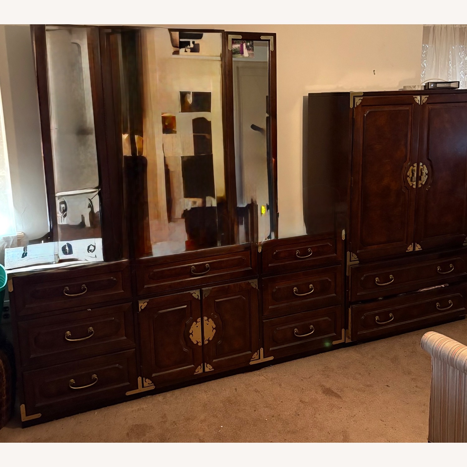 Thomasville Furniture Industries Armoire W Chest - image-1