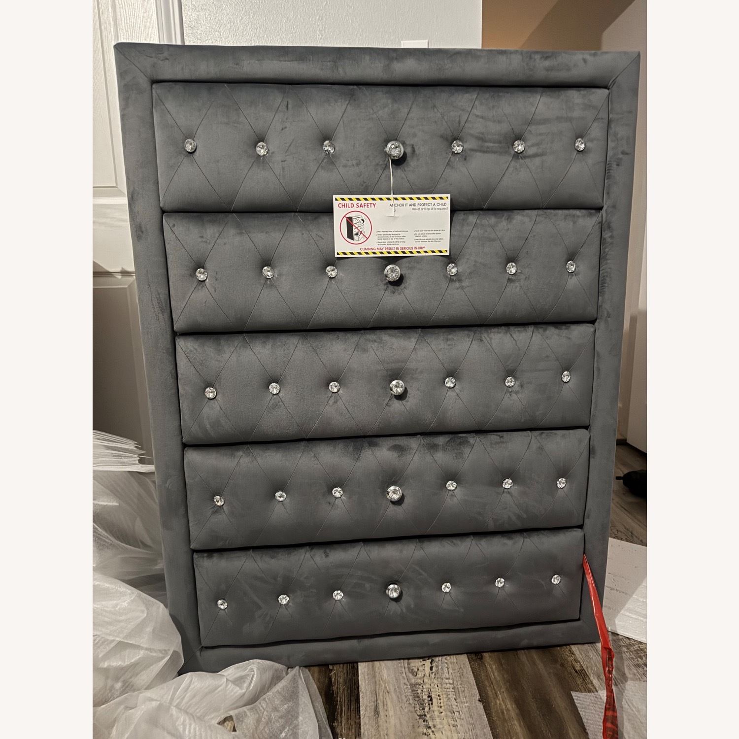 Dark Gray Dresser - image-1