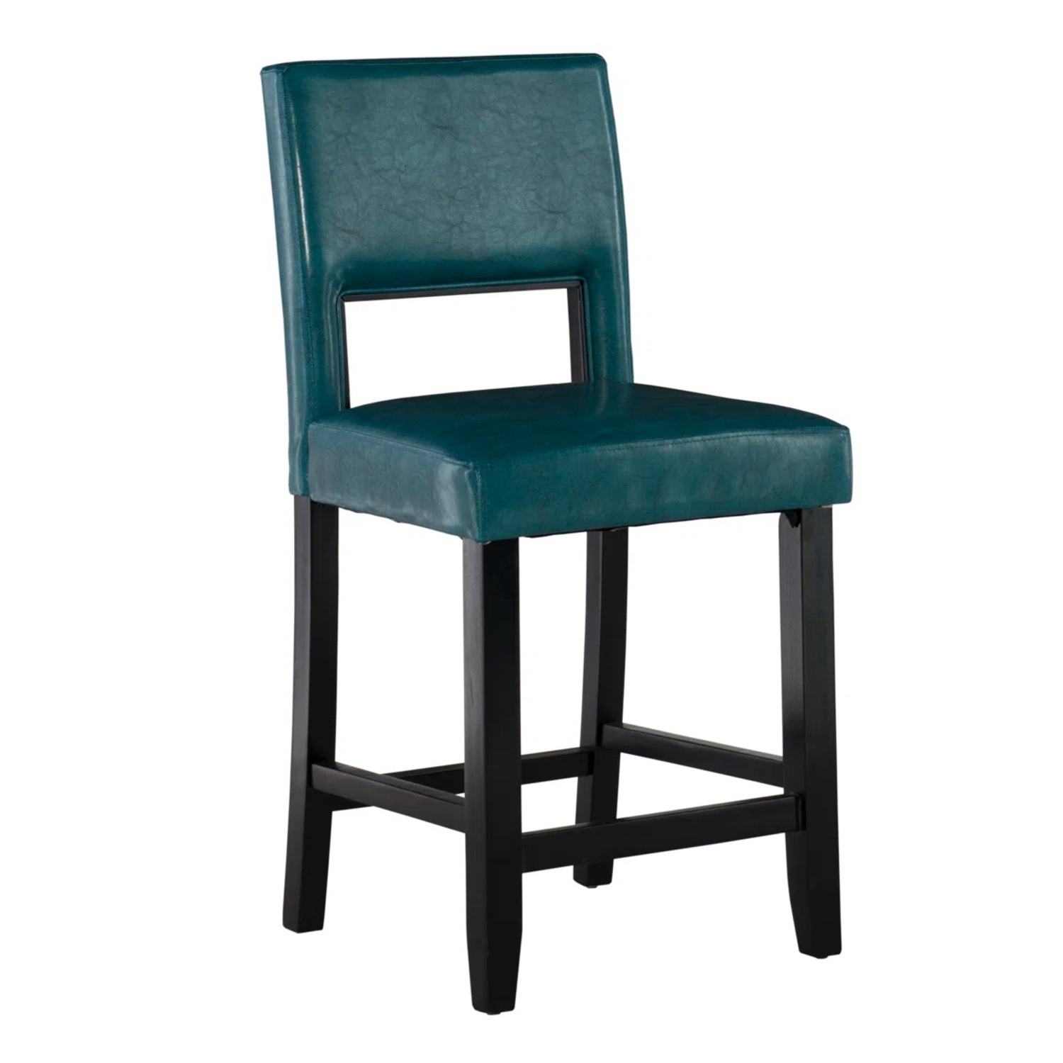 Wayfair Veda Turquoise Leather Stools - image-5