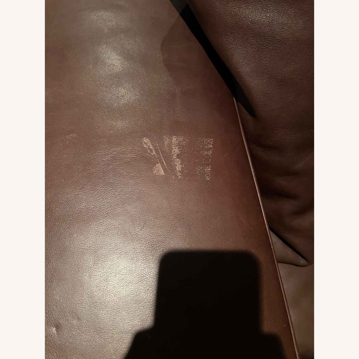 Natuzzi Dark Brown Leather 2 Piece Sectional - image-3