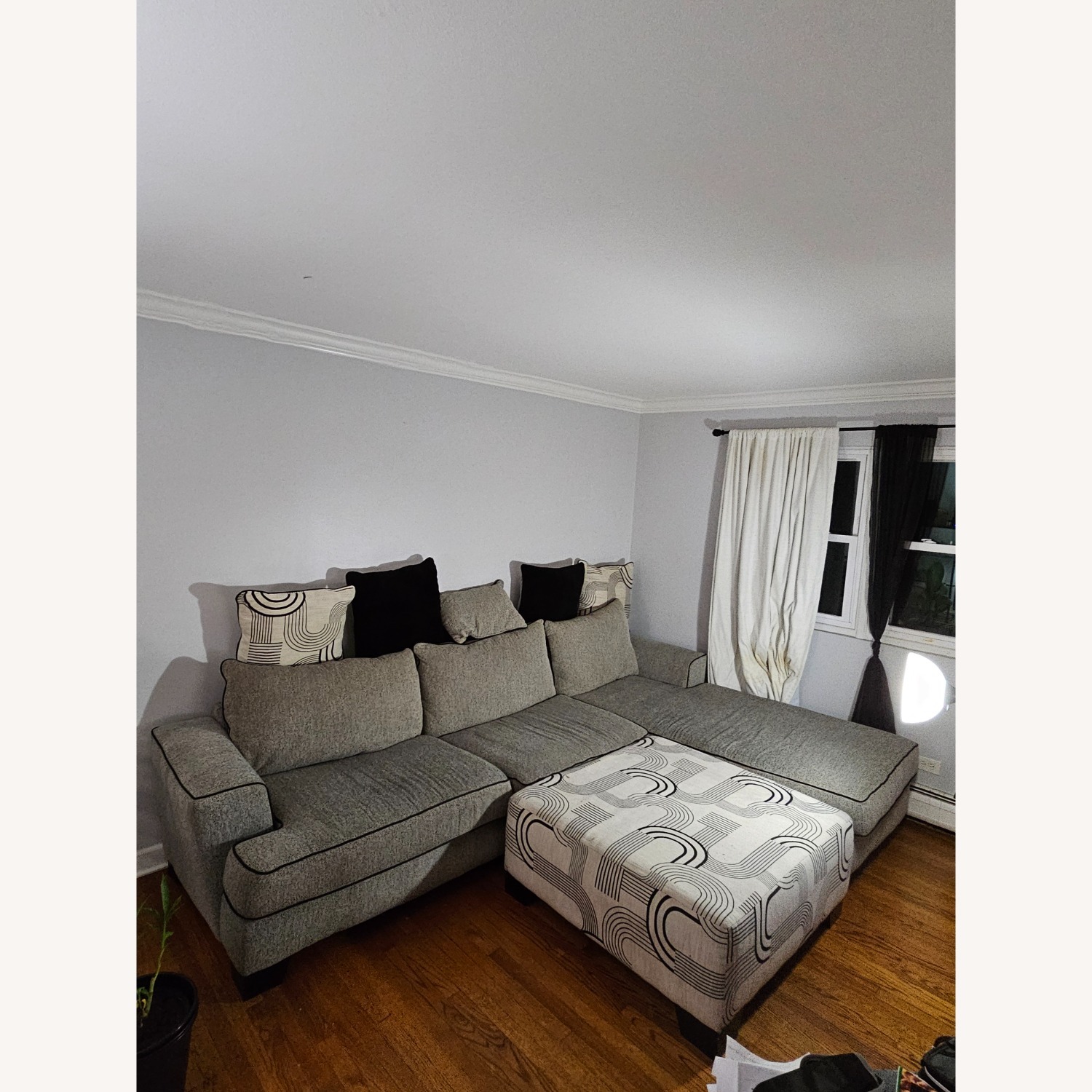 Bob's Discount Furniture Fabric 2 Piece Sectional - image-3