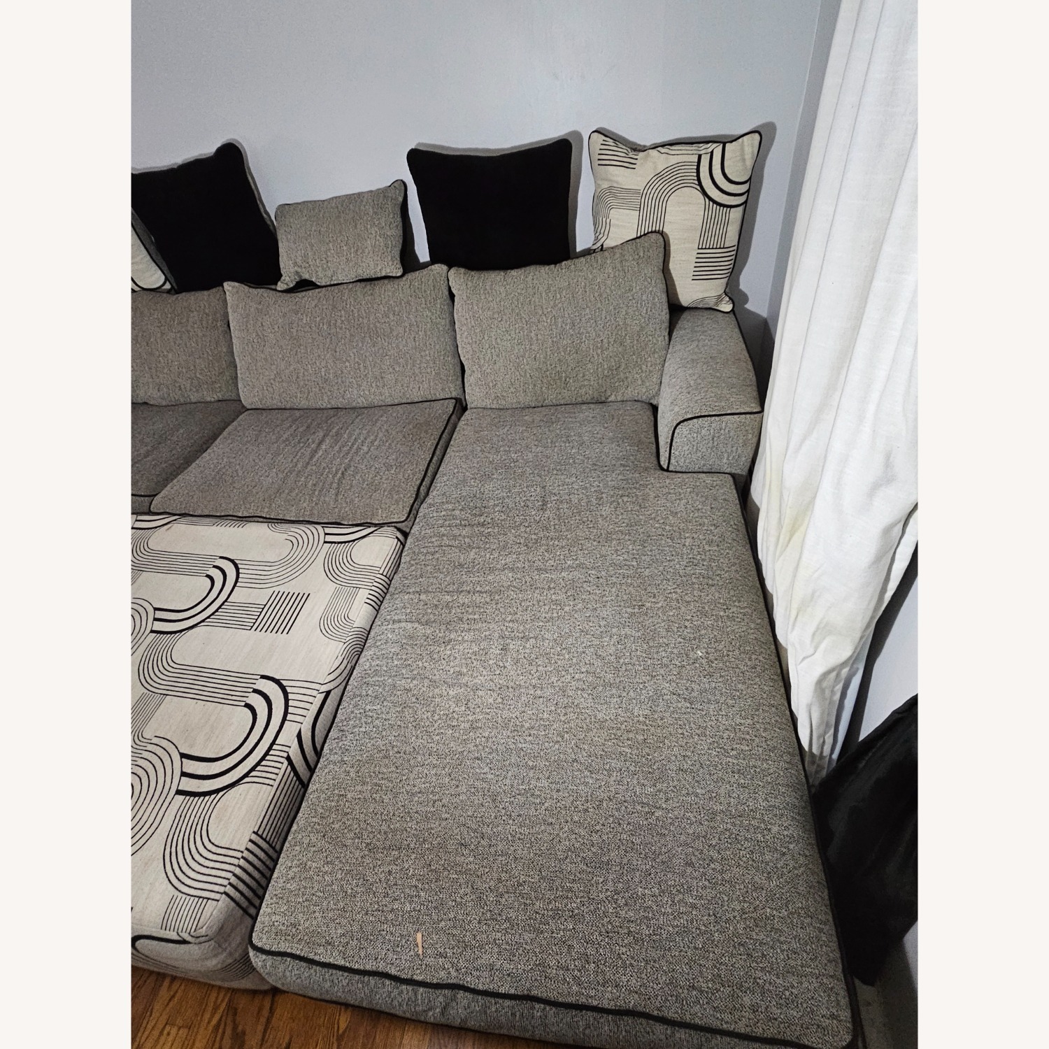 Bob's Discount Furniture Fabric 2 Piece Sectional - image-2