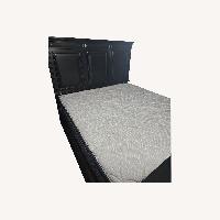 Bob's Discount Furniture Dark Brown Wood King Bed