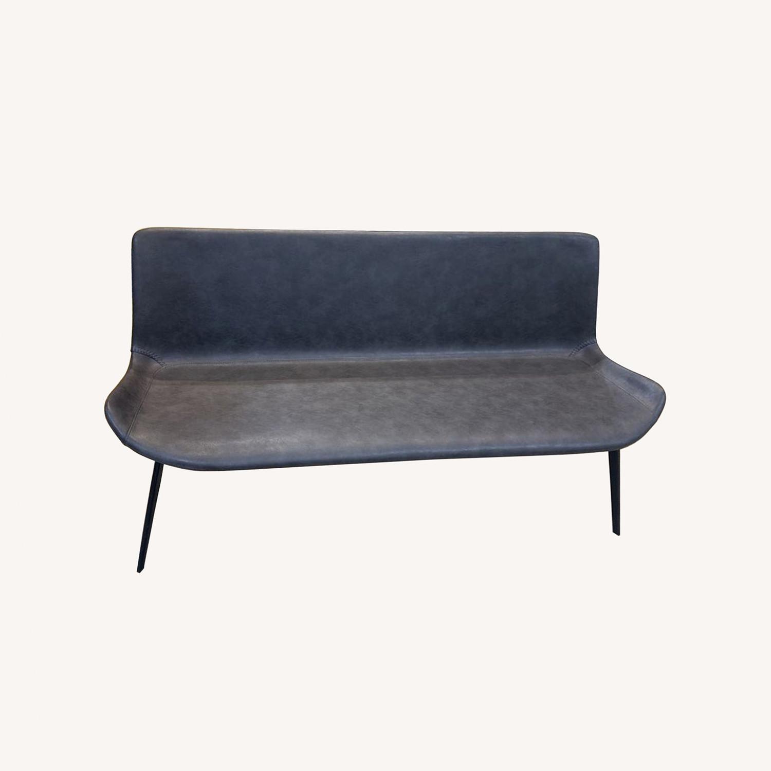 Arhaus Gage Faux Leather Dining Bench - image-0