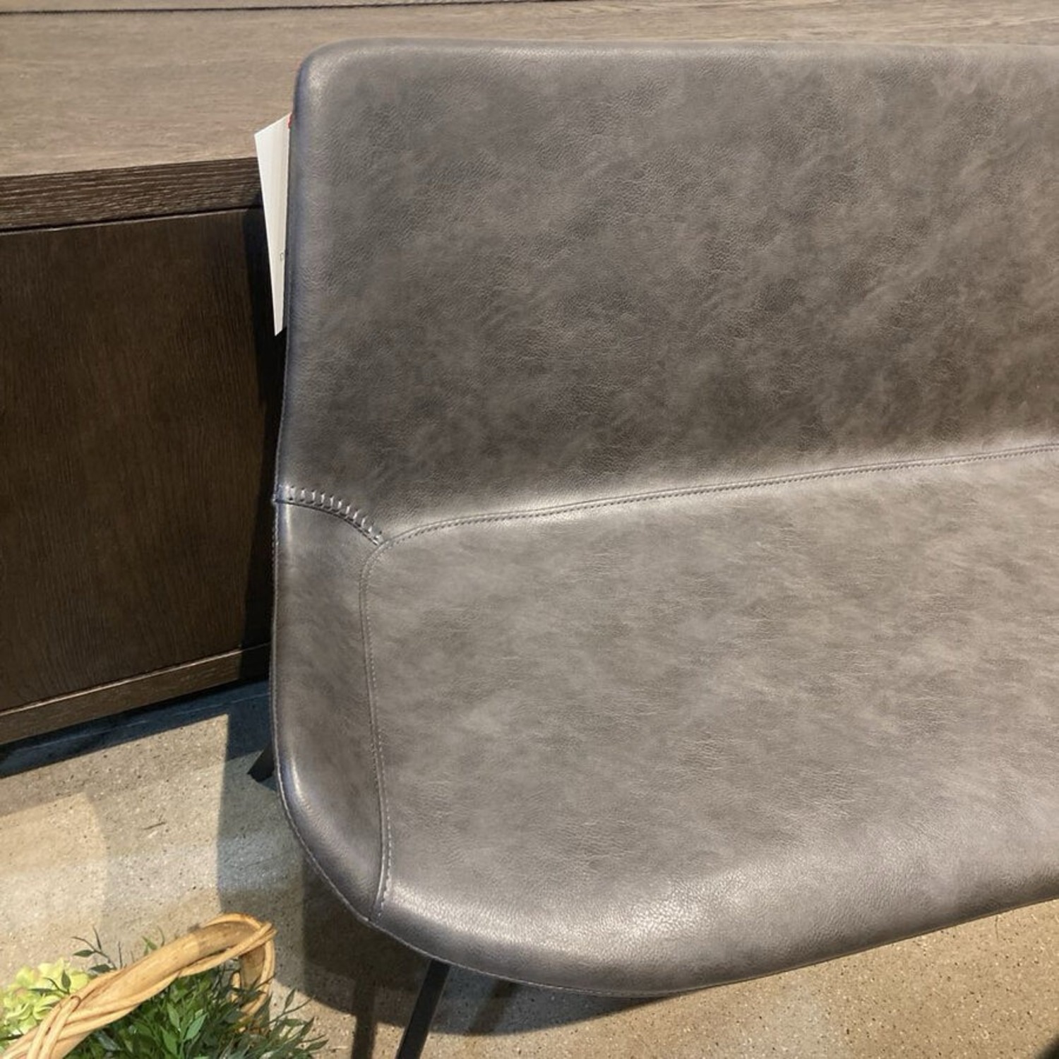 Arhaus Gage Faux Leather Dining Bench - image-7