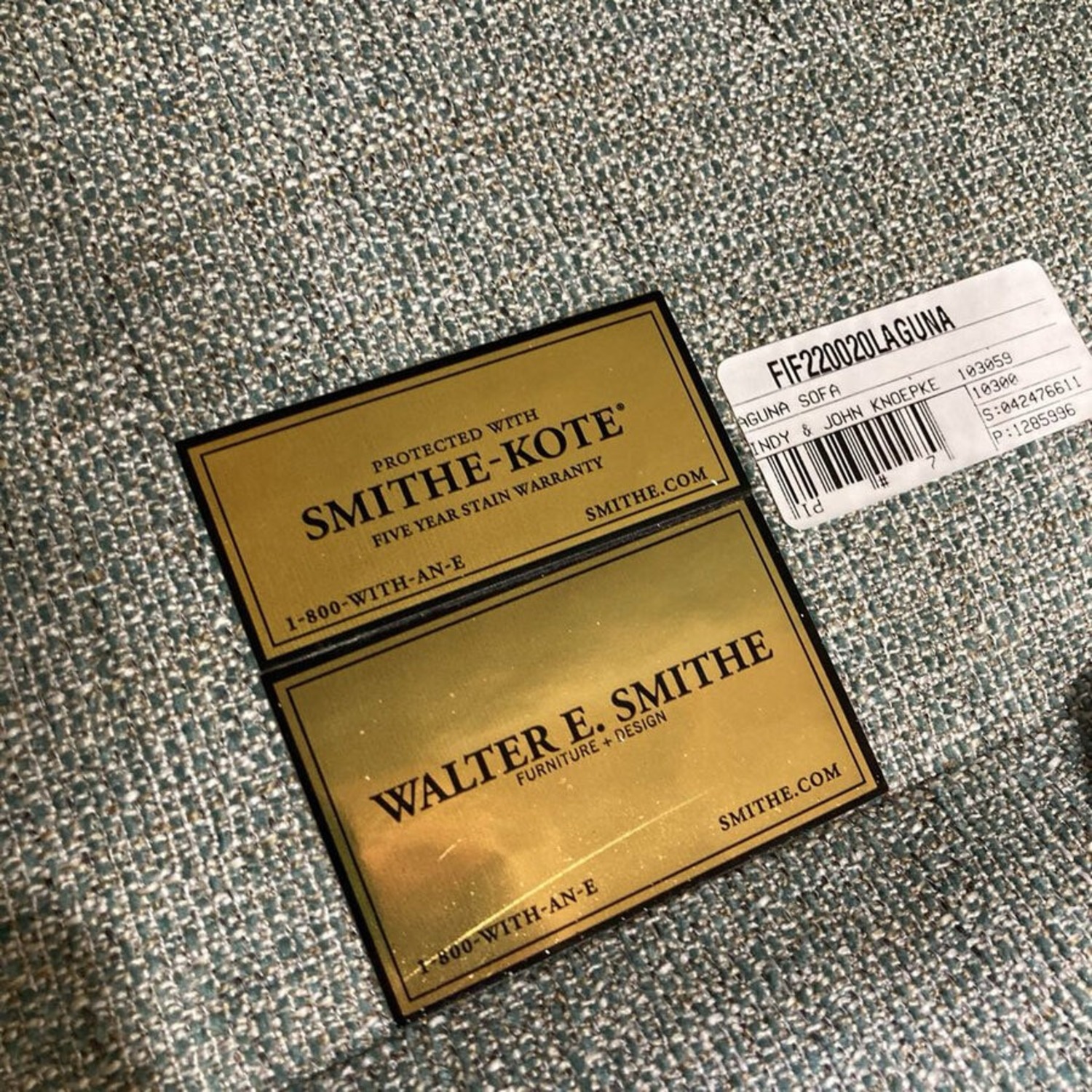 Walter E. Smithe Laguna Fabric 3-Seat Sofa - image-7