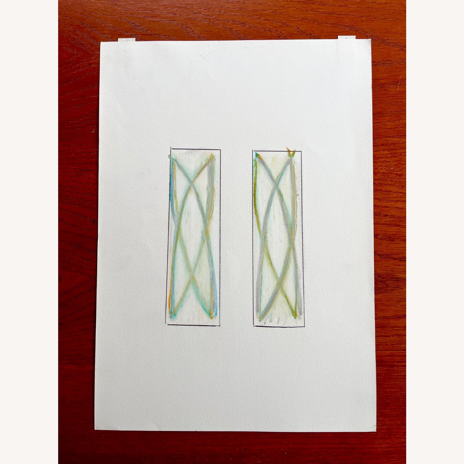 Vintage Abstract Oil Pastel 2 by Paul Rinaldi - image-3