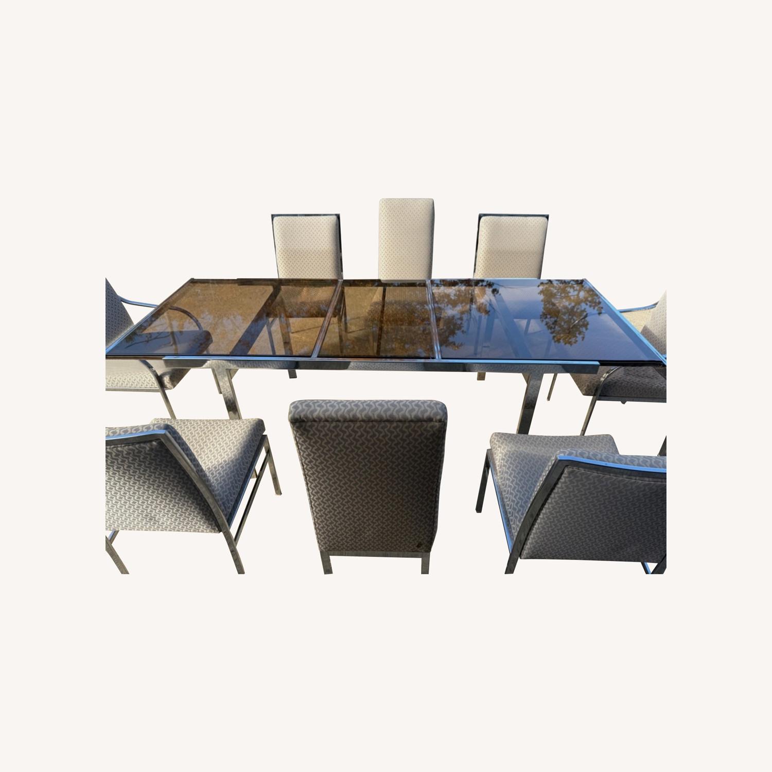 Pierre Cardin Silver Glass Dining Sets - image-0