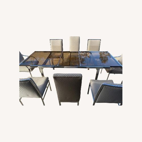 Used Pierre Cardin Silver Glass Dining Sets for sale on AptDeco