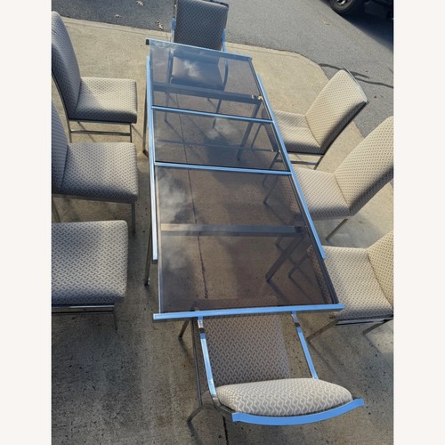 Used Pierre Cardin Silver Glass Dining Sets for sale on AptDeco