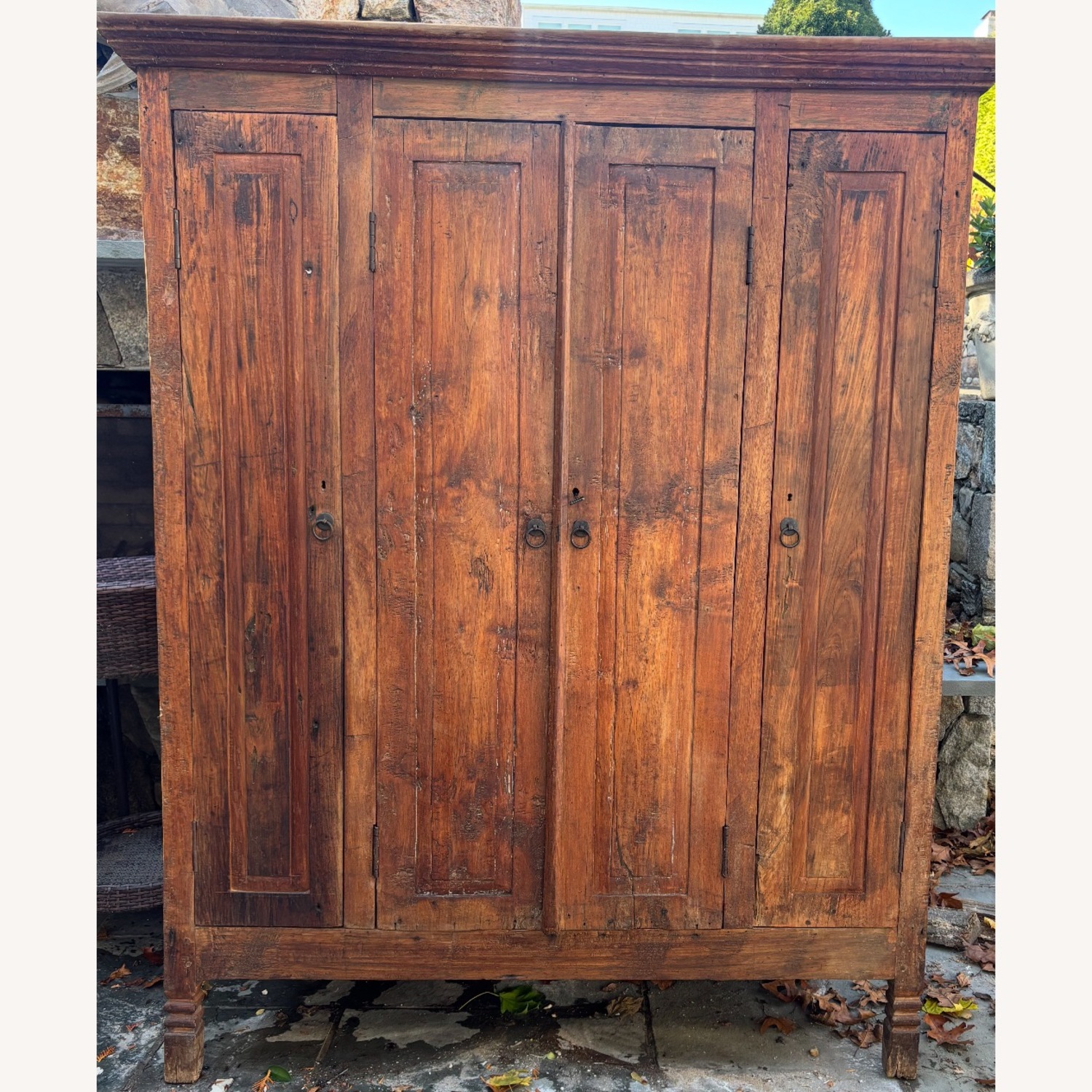 Vintage/Antique Finds Wood Armoire - image-5
