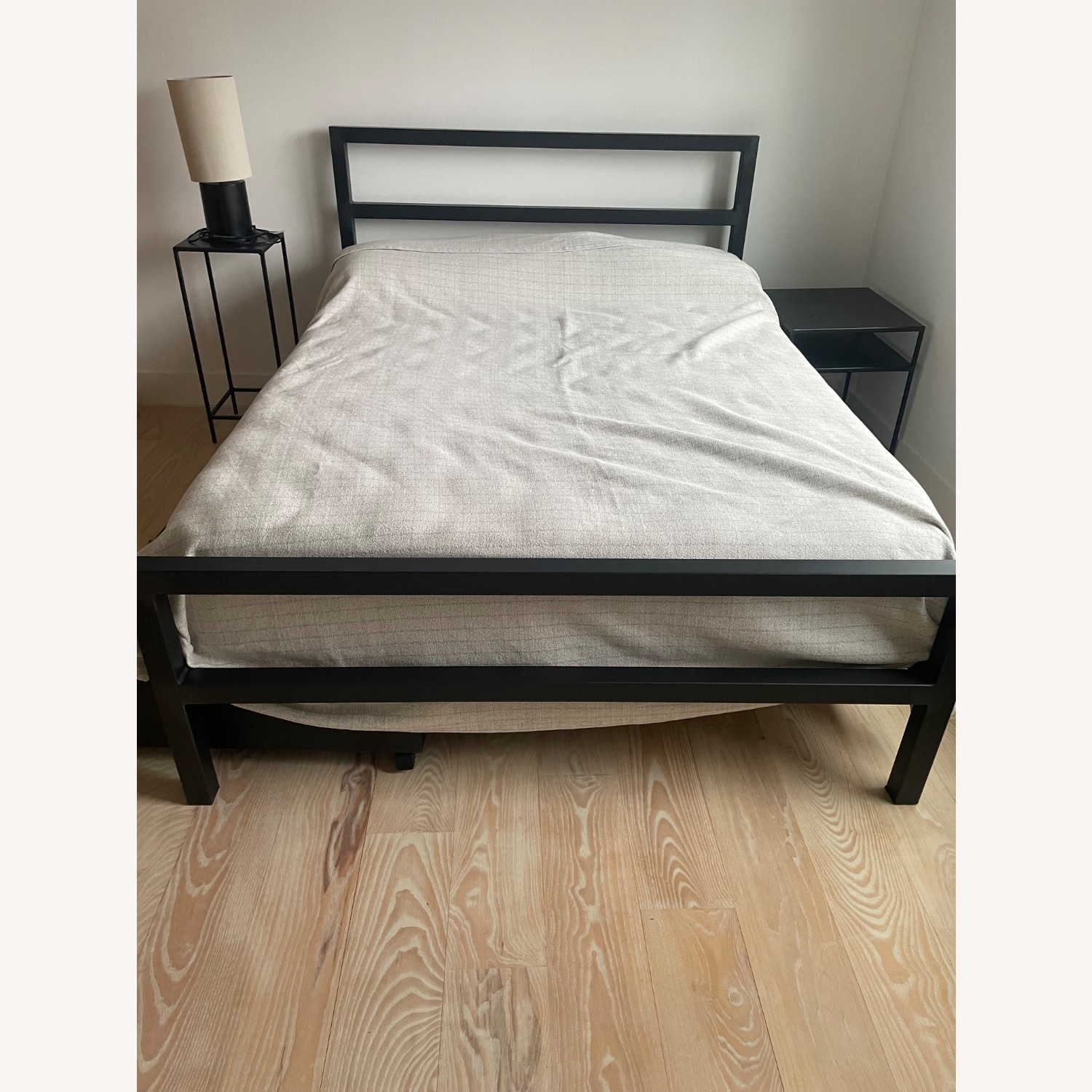 Room & Board Parson Black Metal Queen Bed - image-1