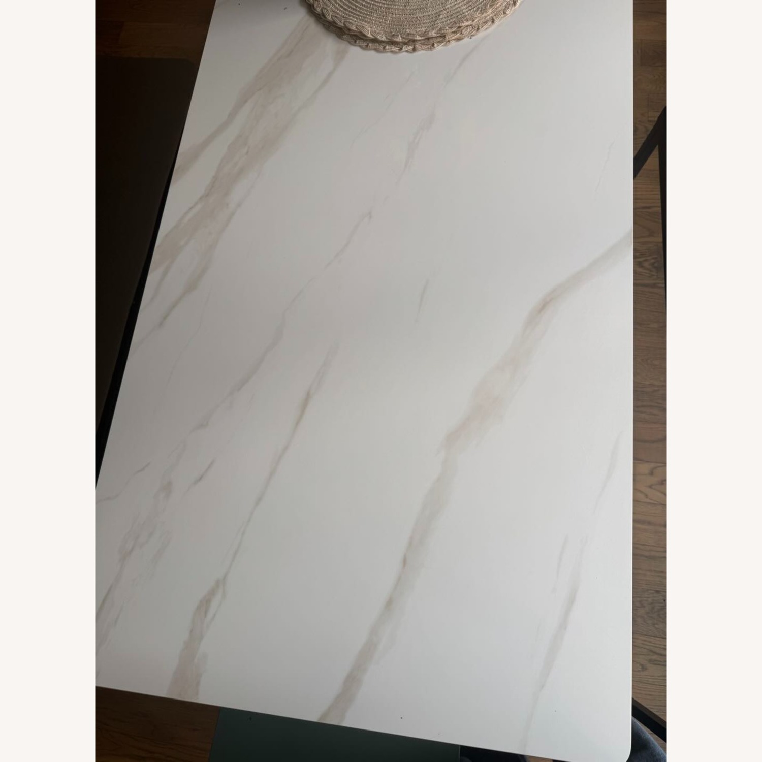 Wayfair White Glass Dining Table - image-2