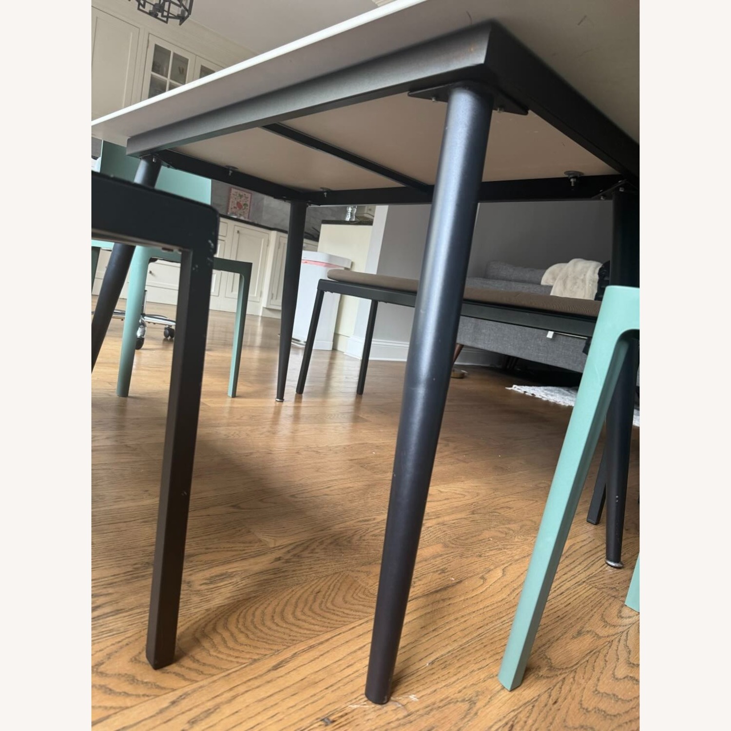 Wayfair White Glass Dining Table - image-4