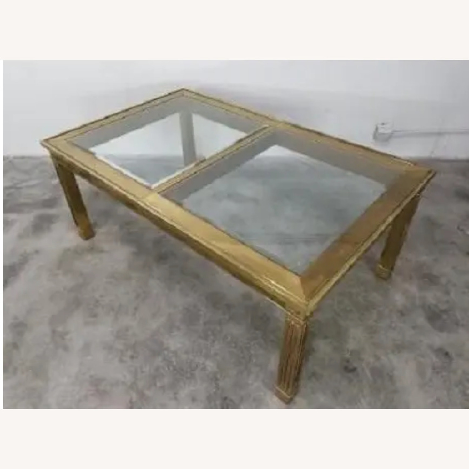 Regency Mastercraft Brass Dining Table - image-2